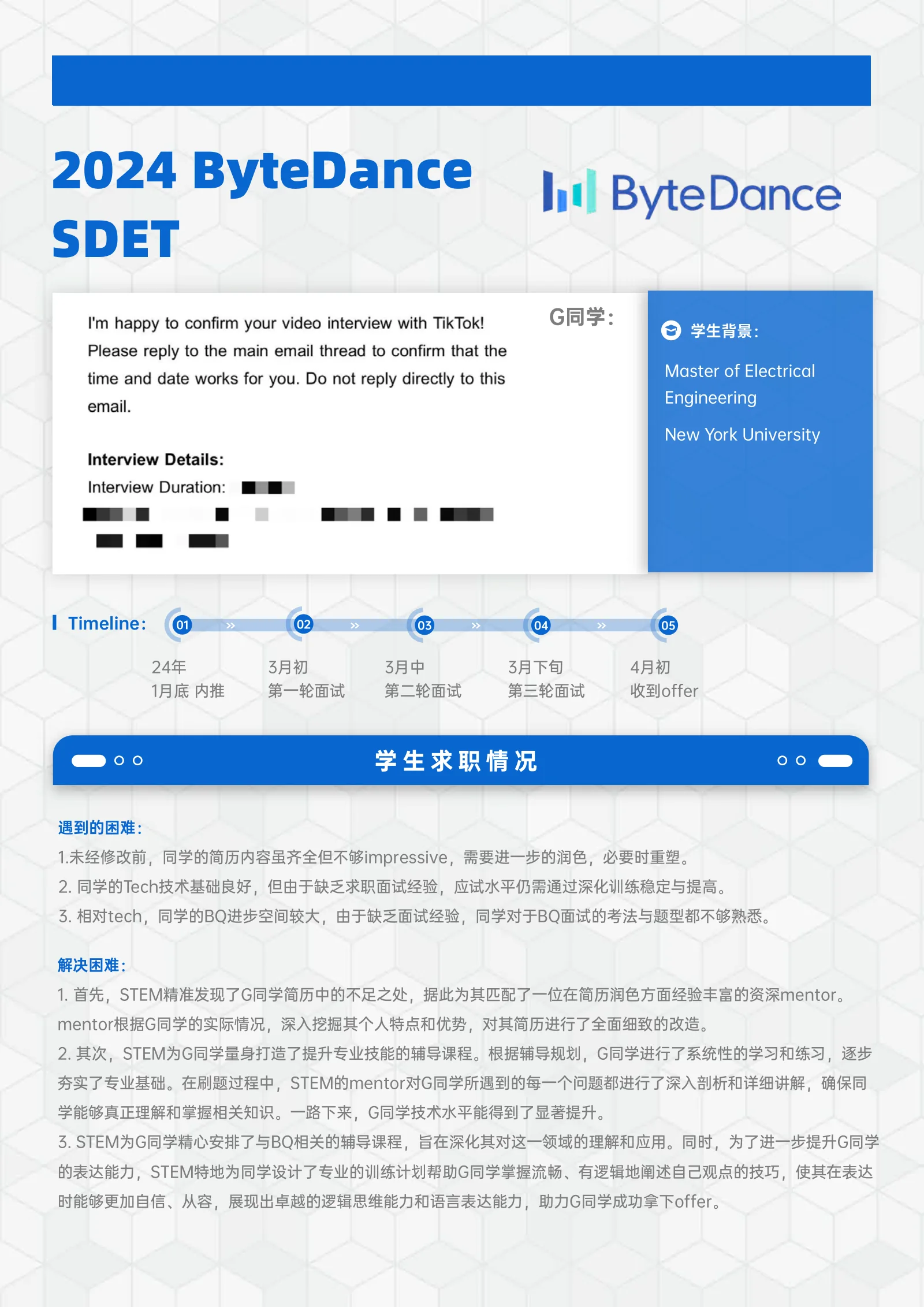 ByteDance SDET 案例展示页