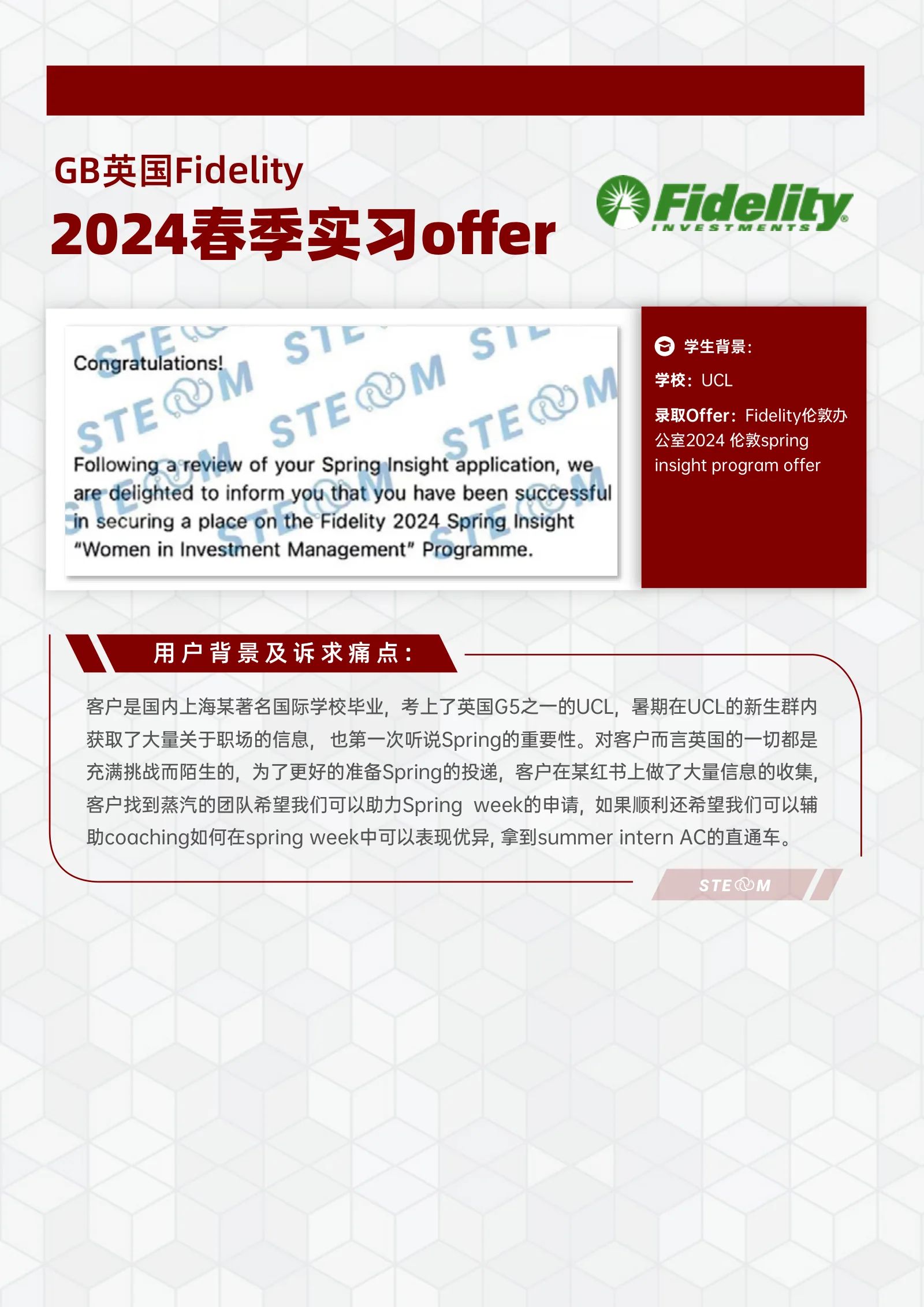 Fidelity 春季实习 英国 案例展示页